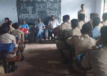 राष्ट्रीय इंटर कॉलेज बरहन में कारगिल विजय दिवस मनाया गया