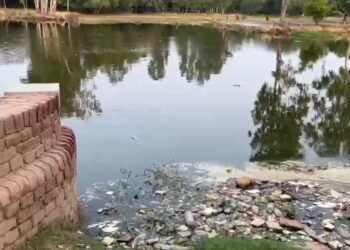 बाराबंकी के सिरौलीगौसपुर क्षेत्र के अन्तर्गत इचौली गांव में स्वच्छ भारत अभियान की उड़ाई जा रही धज्जियां