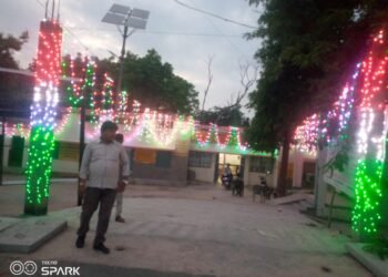 खंड विकास अधिकारी अनिरुद्ध सिंह चौहान ने ब्लॉक को सजाया