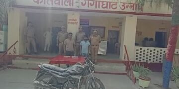 अधिवक्ता पर फायर कर जानलेवा हमला करने वाले दो अभियुक्त गिरफ्तार।