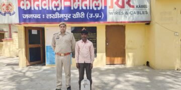 अवैध शराब की रोकथाम हेतु चलाये जा रहे अभियान के अन्तर्गत 1 की गिरफ्तारी