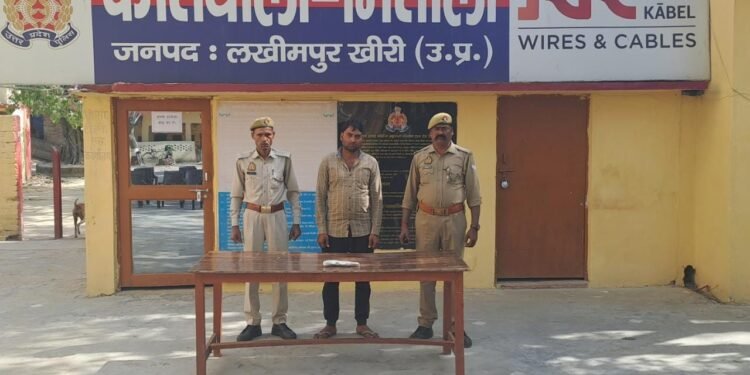 पुलिस अधीक्षक  जनपद खीरी द्वारा अवैध शस्त्रों की रोकथाम हेतु चलाये जा रहे अभियान के अन्तर्गत 1 गिरफ्तार