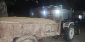 आँवलखेड़ा चौकी प्रभारी ने अवैध खनन करने पर की बड़ी कार्यवाही,