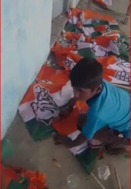 बाल श्रम करवा रहा कांग्रेस का हापुड़ नगर पालिका अध्यक्ष पद से प्रत्याशी