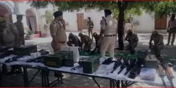 अपर पुलिस आयुक्त केशव चौधरी ने खेरागढ थाने का किया निरीक्षण,