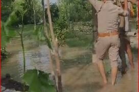 आगरा में यमुना के पानी में फंसे बुजुर्ग को पुलिस कर्मियों ने निकला सुरक्षित …