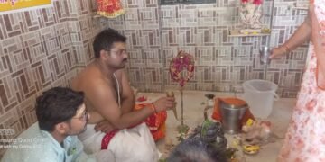 शिव दानव बाबा मंदिर रुद्राभिषेक व रामचरित मानस अखंड पाठ विशाल भंडारे का आयोजन