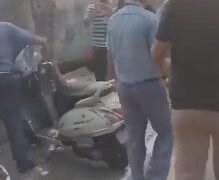 कॉन्वेंट स्कूल के बाहर दो छात्र गुटों में जमकर मारपीट,