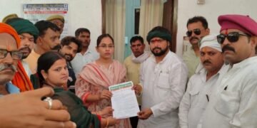 सिस्टम सुधार संगठन के प्रदेश अध्यक्ष के नेतृत्व में एक ज्ञापन उपजिलाधिकारी को सोपा !