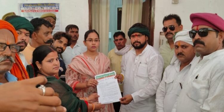 सिस्टम सुधार संगठन के प्रदेश अध्यक्ष के नेतृत्व में एक ज्ञापन उपजिलाधिकारी को सोपा !