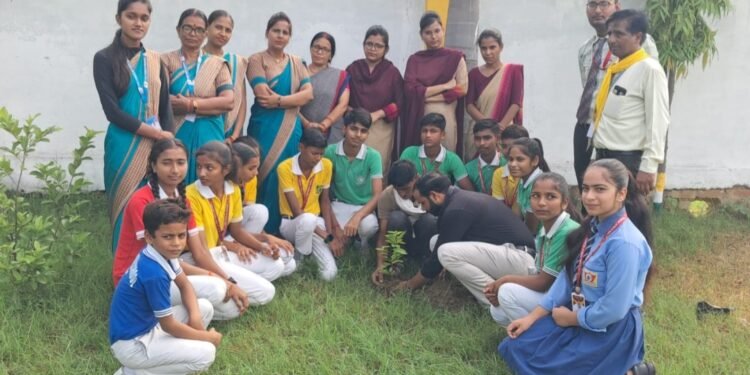 सी.आर.एस.पब्लिक स्कूल किशनी रोड करहल विद्यालय परिसर में किया वृक्षारोपण !
