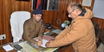 मैनपुरी नवागंतुक एसपी गणेश प्रसाद साहा ने चार्जभार ग्रहण किया..