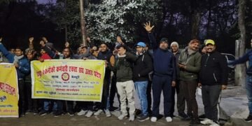 पूर्वांचल एवं दक्षिणांचल वितरण निगम में पीपीपी पार्टनरशिप हेतु प्रकाशित निविदा के विरोध में विद्युत तकनीकी कर्मचारी एकता संघ  की सभा…