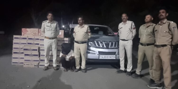 भानपुरा पुलिस के हत्थे चढ़ी एक्सयूवी कार सहित 65 बेटी काउन्टी क्लब व्हिस्की की,, वह पांच पेटी किंग फेशर बियर की कुल कीमती 12 लाख रुपए कि शराब व कार जप्ती कि गईं…