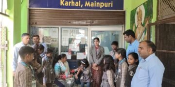 मैनपुरी-करहल नगर के सेंट वीपीएस स्कूल,खसरा–रूबेला लगभग 100 बच्चों का सफलतापूर्वक टीकाकरण अभियान का सफल आयोजन ।